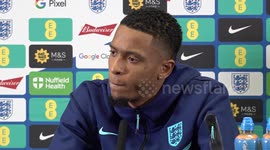 Ezri Konsa discusses first senior England call in UK