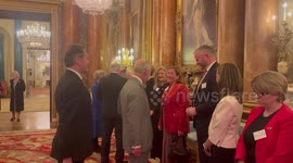King celebrates 75th birthday by chatting to hundreds of NHS nurses in UK