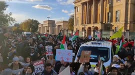 UK: Hundreds Of Thousands Turn Out For Pro-Palestine Rally In Central London 3