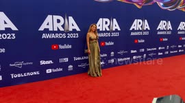 2023 ARIA Awards red carpet in Sydney, Australia