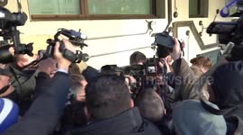 Climate activist Greta Thunberg arrives at court to huge media attention in London, UK