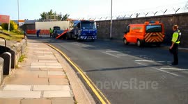 bus crash plymouth four  people injured
