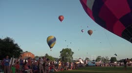 Tiverton Balloon Festival 2013 Mass Ascent