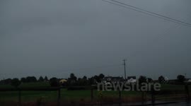 Close Lightning Bolt, Sizzling Phone Lines & Car-Shaking Thunder - N. Ireland