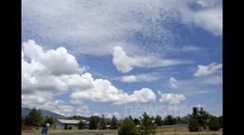Flagstaff Monsoon Weather Time Lapse, July 18 - 20, 2013