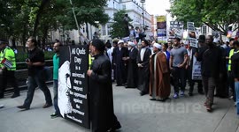 Al Quds Day rally at the USA Embassy in London