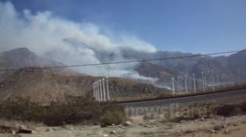 The 2nd Palm Springs Wildfire-The Silver Fire-  August 8, 2013