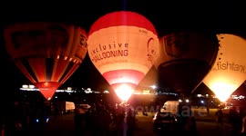 Bristol International Balloon Fiesta 2013 - Night Glow Finale