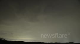 Starrain obscured by clouds