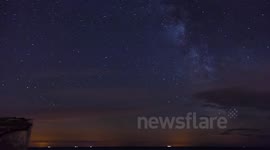 Perseids Meteor Shower Timelapse