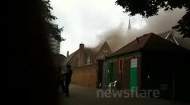 fire at St Paul's School Brentford