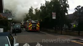 Fire At St. Paul's School Brentford