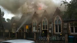 Fire At St Paul's School, Brentford