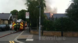 Fire At St Paul's School Brentford