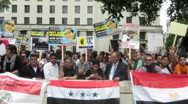 Anti Egyptian Government Protest In London