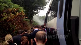Fire on Train to London (Sidcup to London Bridge) (raw) - Video 4 of 6