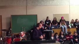 Unbelievable autistic drummer wins talent show!