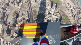 1st ever BASE jump in Kuwait