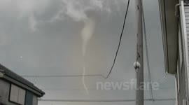 Tornado in Japan at Saitama