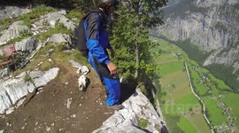Base jump aerial Camera with Douggs & Vincente
