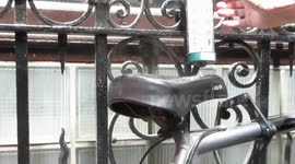 Bike Seat Set On Fire By WAlkie Talkie Building