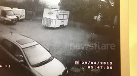 Burger Van Explodes