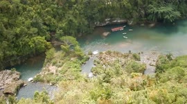 Incredible zip-line experience in the Philippines