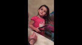Little girl gets ready for a 'date' with Harry Styles