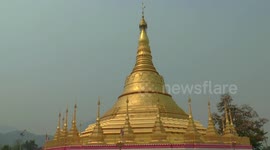 Schwedagon Pagoda in Tachileik,Myanmar