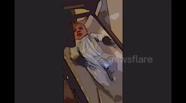 Lil Asa breakdancing to some Beastie!