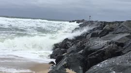 Spring Nor'easter rips it's way up the coast