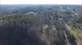 Stunning drone footage above Webster's Falls, Canada