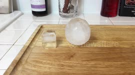 How to make beautiful ice shapes without expensive equipment