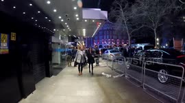 Ashley James leaves the Batman v Superman premiere