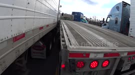 Parking trucks is no easy task