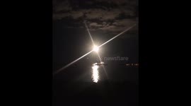 CRS-6 spacecraft launches on clear night in Florida