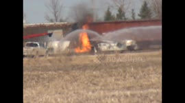 Minnesota train derailment causes fire and town evacuation
