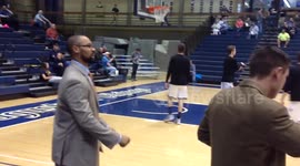 College basketball coach has different handshake for every player