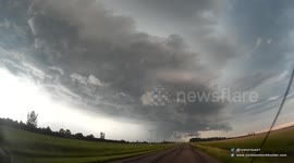 July 22, 2015 - Shelf Cloud & Hail Storm - Vibank/Francis SK.