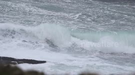 Storm Katie Raw Footage 2 - Rough Seas at Mullaghmore - March 26th 2016