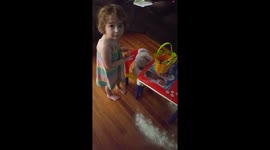 'What the hell is this?' toddler asks mum over Easter Bunny