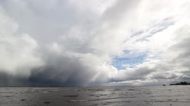 Easter Sunday Storm Clouds Over Lough Neagh - March 27th 2016