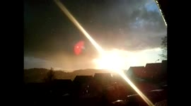 Hail Stones and Sunshine over the hills weather uk