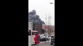 Smoke seen from more than a mile away during Birmingham recycling plant blaze
