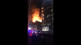 Fire on DeKalb Ave. in Bushwick, Brooklyn, NY on 3/29/2016