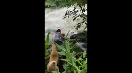 Dramatic river rescue unfolds in Valle del Cauca