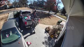 Violent collision sees truck plough into tree in Kansas