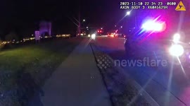 DUI Driver Plows into Police Car, Endangering Officer and Canine in Shocking Crash Duo In Gurnee, IL, USA