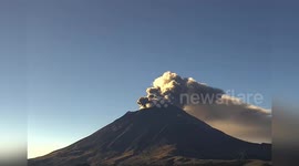 Popocatepetl Volcano Reports 15 Exhalations, Alert Status at Yellow Phase 2 in Mexico