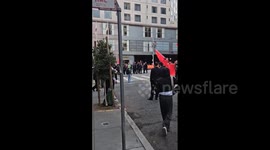 US: Pro And Anti China Protesters Square Off At Multiple Locations Around San Francisco APEC Summit